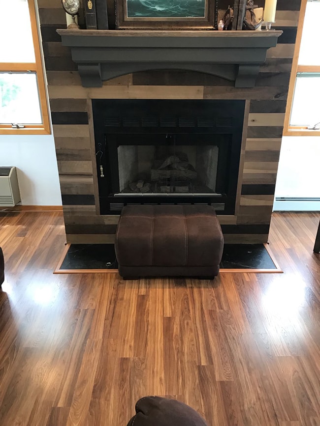 laminate flooring in the family room