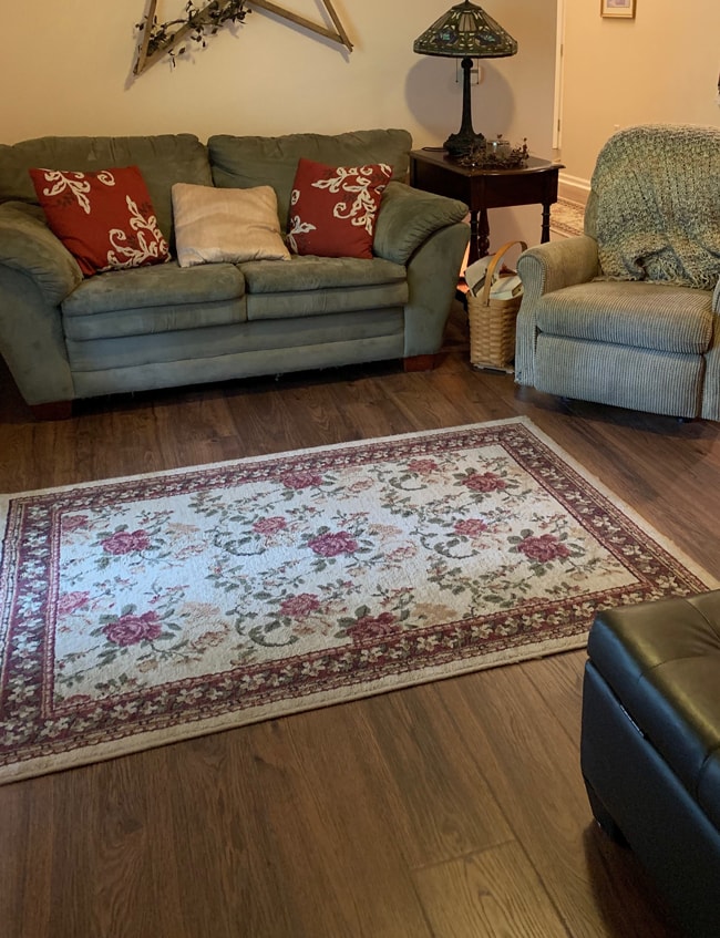 waterproof laminate flooring in the living room