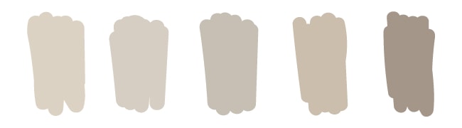 neutral color swatches