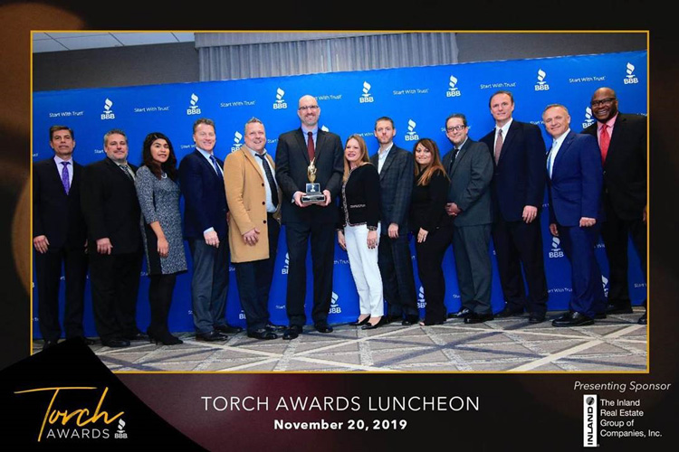 Better Business Bureau 2019 Torch Award for Marketplace Ethics