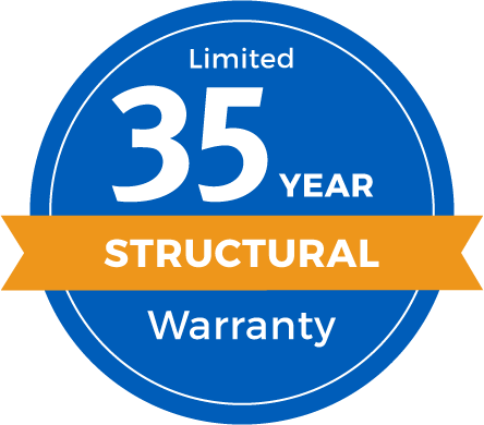 Limited 35 Year Structural Warranty Badge